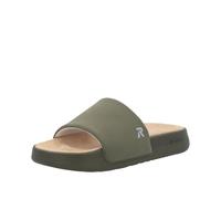 Rieker Herren Pantoletten U3250, Männer Slipper,Slip-ons,Backless Slipper,Mules,Gartenschuhe,Sommerschuhe,sommerclogs,Slides,grün (54),42 EU / 8 UK