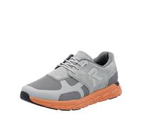 Rieker Sneaker Preston 09100 grau/orange Herren, Größe Euro (US) 45 (11,5)