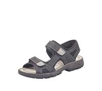 Rieker Herren - Sandaletten Schwarz, 42 EU