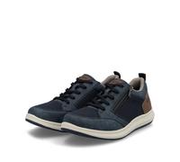 Rieker Herren-Schnürhalbschuh Blau-Braun 42
