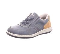 Rieker Herren-Schnürhalbschuh Blau-Braun-Grau 43