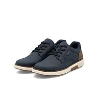 Rieker Herren-Schnürhalbschuh Blau-Braun-Weiß 43