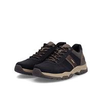 Rieker Herren-Schnürhalbschuh Schwarz-Braun 42