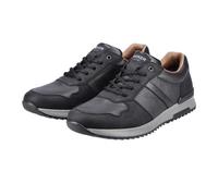 Rieker - Herren Schnürschuh black schwarz/grau - Gr. - EU 46