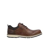 Rieker Herren Schnürschuhe Braun, Herren, Größe: 41, Material: Kunstleder/Leder
