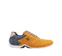 Rieker Herren Schnürschuhe 07506 – Nubuklederimitat/Textil, MemoSoft-Innensohle, Gelb, Gr. 40