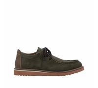 Rieker Herren Schnürschuhe Grün, Herren, Größe: 44, Material: Leder/Textil