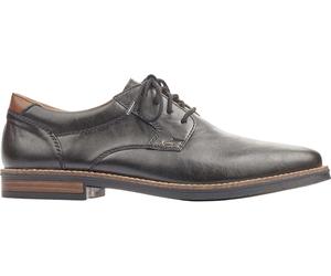 Rieker Herren Schnürschuhe Schwarz, Herren, Größe: 43, Material: Kunstleder/Textil