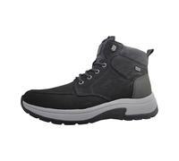 Rieker Herren Schnürstiefel 11020-00 Rauhleder schwarz Größe 45