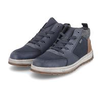 Rieker Herren Schnürstiefel 37011-14 blau Gr. 46