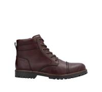 Rieker Herren Schnürstiefel Braun, Herren, Größe: 40, Material: Glattleder/Textil