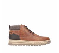 Rieker Herren Schnürstiefel Braun, Herren, Größe: 41, Material: Kunstleder/Textil