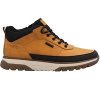Schnürboots RIEKER, Herren, Gr. 42, ockergelb, schwarz, Lederimitat, Textil, kontrastfarbene Details, sportlich, Schuhe, Outdoorboots, Sneakerboots mit wasserabweisender TEX-Membran (41989319-42) ocke