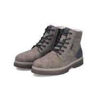 Winterstiefelette RIEKER, Herren, Gr. 45, taupe, Lederimitat, Textil, Basic, Schuhe Winterstiefelette, Winterboots, Schnürboots mit Innenreißverschluss und RiekerTex (30004300-45) taupe