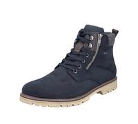 Rieker Herren F3610 Schnürstiefel, Blau, 43 EU