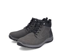 Rieker Herren-Schnürstiefel gefüttert Grau-Schwarz 43