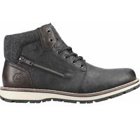 Rieker Herren Schnürstiefel Schwarz, Herren, Größe: 40, Material: Kunstleder/Textil