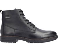 Rieker Herren Schnürstiefel Schwarz, Herren, Größe: 43, Material: Glattleder/Textil