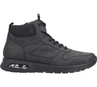 Rieker Herren Schnürstiefel Schwarz, Herren, Größe: 43, Material: Kunstleder/Textil