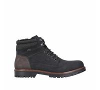 Rieker Herren Schnürstiefel Schwarz, Herren, Größe: 46, Material: Kunstleder/Textil