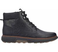 Rieker Herren Schnürstiefel Schwarz, Herren, Größe: 46, Material: Kunstleder/Textil