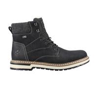 Rieker Herren Schnürstiefel Schwarz, Herren, Größe: 46, Material: Kunstleder/Textil