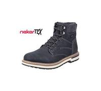 Rieker - Herren Schnürstiefel schwarz TEX schwarz/granit - Gr. - EU 45