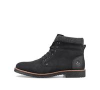 Rieker Herren Schnürstiefel Stiefelette Modeschuh gefüttert schwarz 41