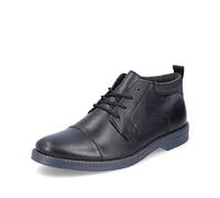 Rieker Herren Schnürstiefeletten 13031, Männer Stiefeletten,Kurzstiefel,uebergangsschuhe,uebergangsstiefel,schnürboots,Boots,schwarz (00),43 EU / 9 UK