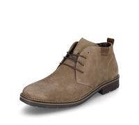 Rieker Herren Schnürschuhe Grün, Herren, Größe: 46, Material: Leder/Textil
