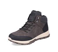Winterboots RIEKER, Herren, Gr. 45, braun (braun, kombiniert), Textil, Synthetik, sportlich, Schuhe, mit komfortabler SoftFoam-Innensohle, Freizeitschuh, Schnürschuh (29593631-45) braun, kombiniert