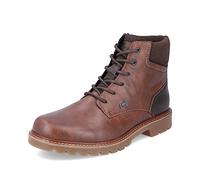 Rieker Herren Schnürstiefeletten 38840, Männer Stiefeletten,warm,gefüttert,Boots,Stiefel,Bootee,Booties,halbstiefel,braun (25),46 EU / 11 UK