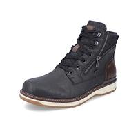 Rieker Herren Schnürstiefeletten 39440 – wasserabweisend riekerTEX – Schwarz Größe 45