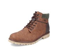 Rieker Herren Schnürstiefeletten F3611, Männer Stiefeletten, wasserabweisend, riekerTEX,Kurzstiefel,uebergangsschuhe,braun (25),45 EU / 10.5 UK