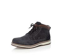 Rieker Herren Schnürstiefeletten F8410, Männer Stiefeletten, wasserabweisend, riekerTEX,Chukka Boots,schnürboots,tex,Boots,blau (16),44 EU / 9.5 UK