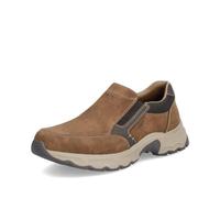 Slipper RIEKER Gr. 41, braun Herren Schuhe Slipper Schlupfschuh, Trekkingschuh mit Stretcheinsätze (60598538-41)