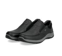 Rieker Slipper 64283447-40 – Herren Gr. 40 Schwarz, Leder/Lederimitat, RiekerTEX