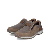 Rieker Herren-Slipper Beige-Braun-Weiß 43