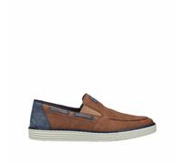 Rieker Herren Slipper Braun, Herren, Größe: 44, Material: Kunstleder/Textil