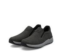 Rieker Herren-Slipper Grau-Schwarz 46