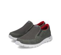 Rieker Herren-Slipper Grün-Rot-Weiß 45
