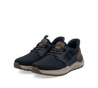Rieker Herren-Slipper Ready2GO Schwarz-Blau-Braun 43