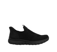 Rieker Herren Slip-On Sneaker B6659, Männer Halbschuhe,Freizeitschuhe,Turnschuhe,Laufschuhe,straßenschuhe,Strassenschuhe,schwarz (01),42 EU / 8 UK