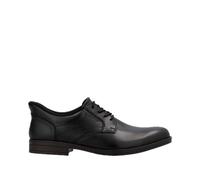 Rieker Herren Slipper Schwarz, Herren, Größe: 45, Material: Glattleder/Leder