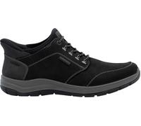 Rieker Herren Slipper Schwarz, Herren, Größe: 46, Material: Leder/Textil