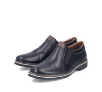 Rieker Herren-Slipper Schwarz-Kastanien-Braun 43