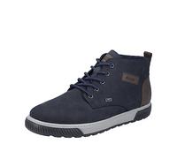 Rieker Herren Sneaker 18931, Männer Schnürschuhe,straßenschuhe,Strassenschuhe,Schnuerung,lace-up Shoes,Low-tie,schnürer,blau (14),46 EU / 11 UK