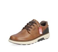 Rieker Herren Sneaker B3313, Männer Schnürschuhe, lose Einlage,Schnuerschuhe,Schnuerer,straßenschuhe,Strassenschuhe,braun (24),41 EU / 7.5 UK