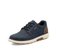 Rieker Herren Sneaker B3317, Männer Schnürschuhe, lose Einlage, wasserabweisend, riekerTEX,straßenschuhe,Strassenschuhe,blau (14),44 EU / 9.5 UK
