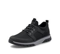 Rieker Herren Slip-On Sneaker 19522354 – Lederimitat/Textil, MemoSoft, Schwarz Gr. 42